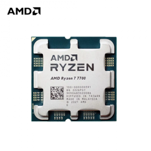 AMD Ryzen7 7700 MPK【8核16緒】(3.8GHz(Turbo 5.3GHz)/ZEN4/65W/含內顯/無外盒/含散熱器/代理商三年)